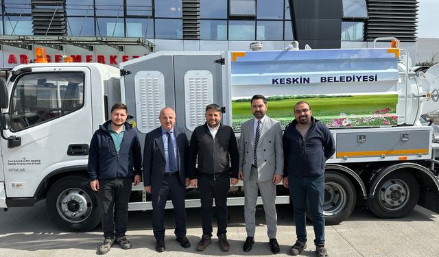 Keskin Belediyesine Hibe Vidanjör Aracı Teslim Edildi