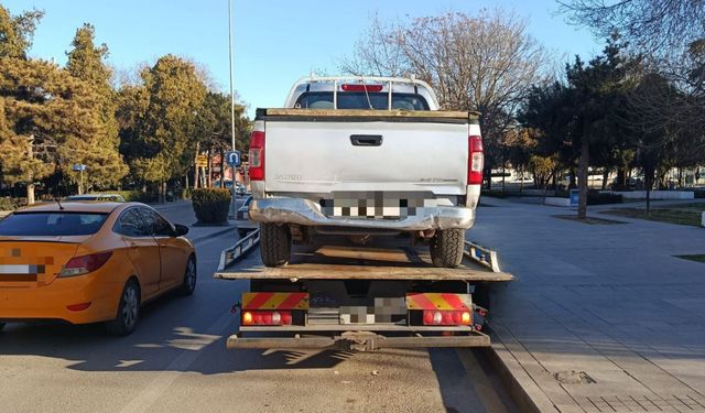 Kırıkkale’de 110 Araç Trafikten Men Edildi