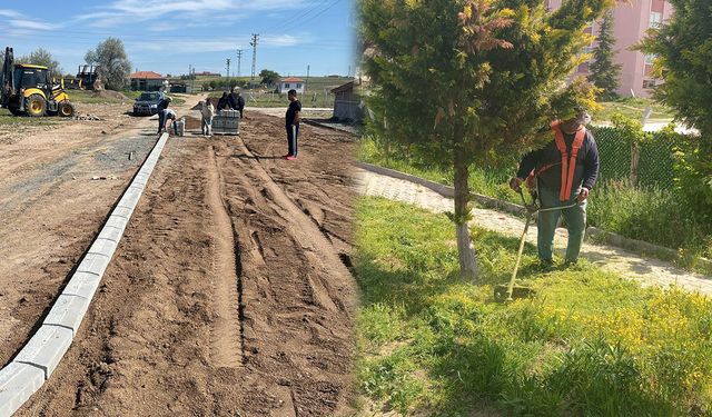 Balışeyh’te İlçeyi Güzelleştirme Çalışmaları Sürüyor
