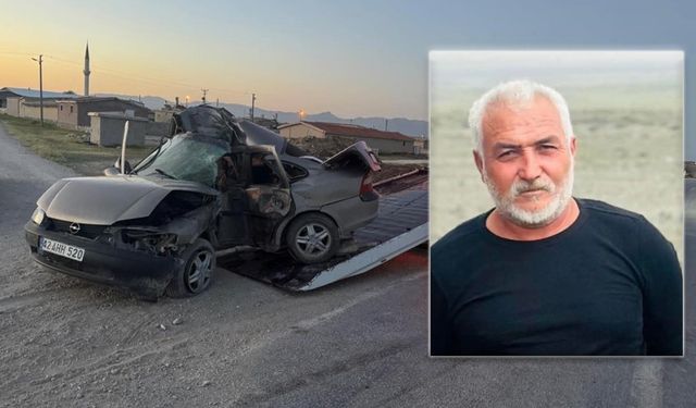 Direğe Çarpan Otomobilin Sürücüsü Hayatını Kaybetti