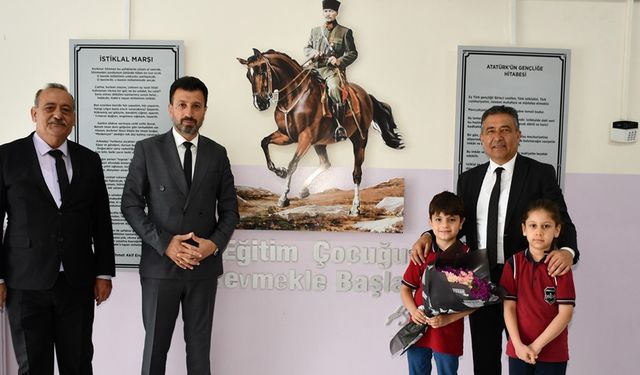 Milli Eğitim Müdürü Güney’den Gazi İlk ve Ortaokulu’na Ziyaret