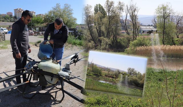 Yahşihan Belediyesi’nden Dronlu Temizlik