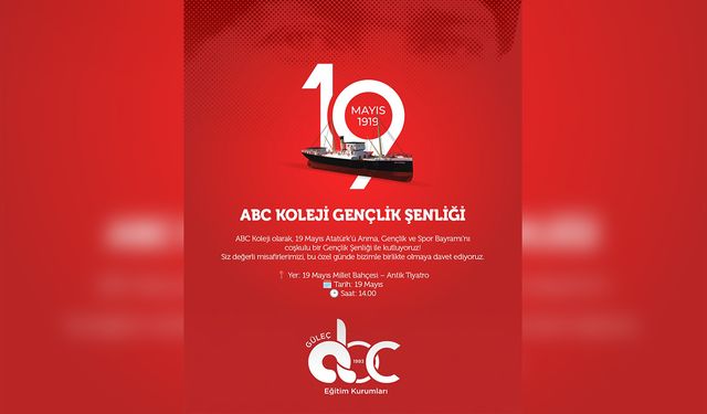 ABC Koleji’nden 19 Mayıs’a Özel Gençlik Şöleni