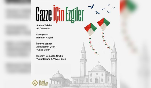 Kırıkkale’de Gazze İçin Uçurtmalar Gökyüzüne Yükseliyor