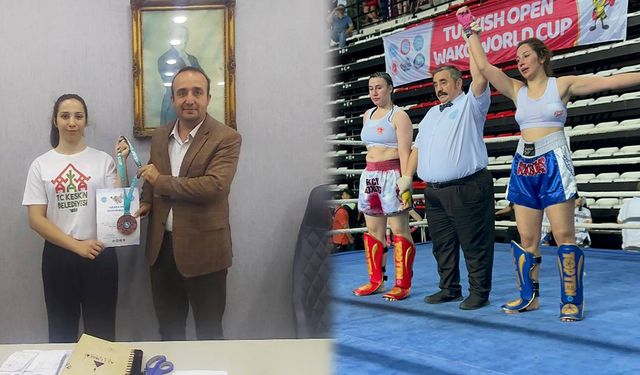 Keskinli Sporcu Sude Kurnaz’dan Uluslararası Başarı
