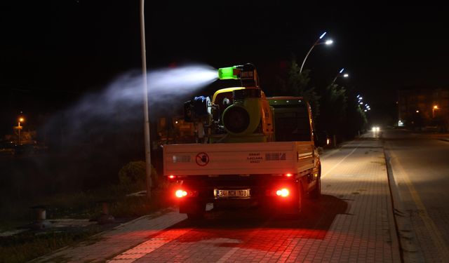 Kırıkkale Belediyesi’nden Yoğun İlaçlama Mesaisi