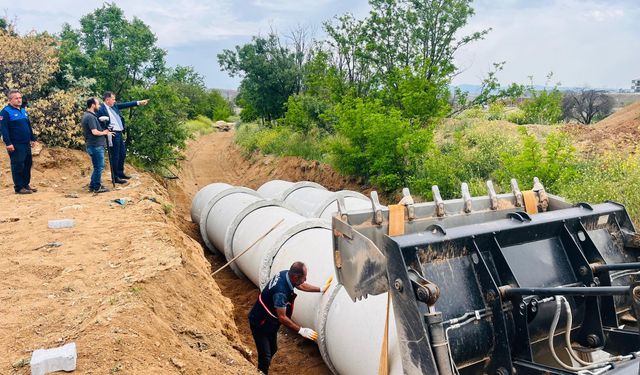 Delice’de TOKİ Bağlantı Yolu ve Menfez Çalışmaları Aralıksız Sürüyor