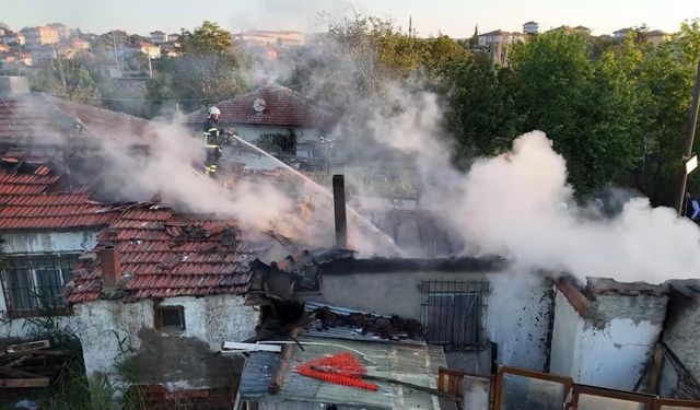 Kırıkkale'de Müstakil Evde Yangın