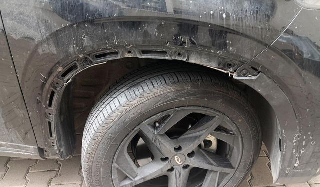 Sahipsiz Köpek Sürüsü Park Halindeki Araca Saldırarak Zarar Verdi
