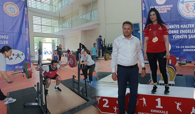 Görme Engelliler Türkiye Halter Şampiyonası Kırıkkale’de Yapıldı