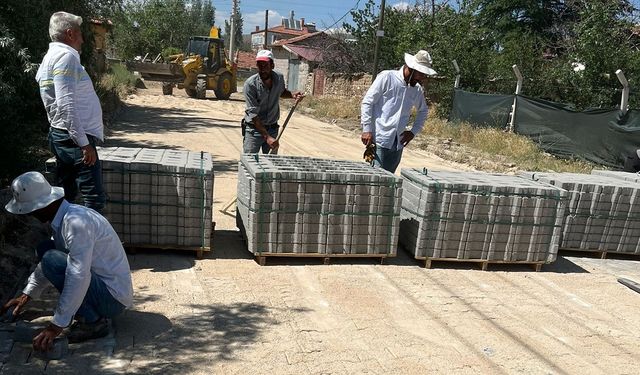 Keskin’de Kilit Parke Onarım Çalışmaları Sürüyor