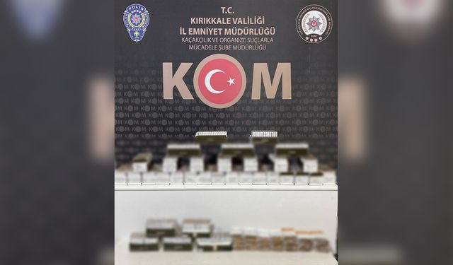 Kırıkkale’de 10.440 Kaçak Makaron Ele Geçirildi