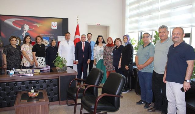 Sağlık-Sen Bayram Ziyaretlerine Devam Ediyor