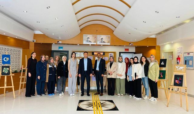 Kızılırmak Kız Öğrenci Yurdu’nda Filografi Sergisi Düzenlendi