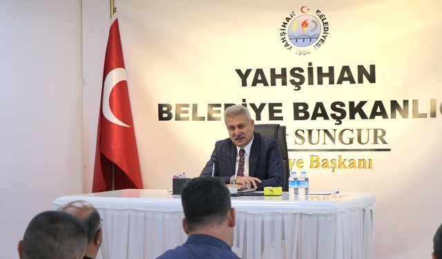 Başkan Sungur Ekibiyle Bir Araya Geldi