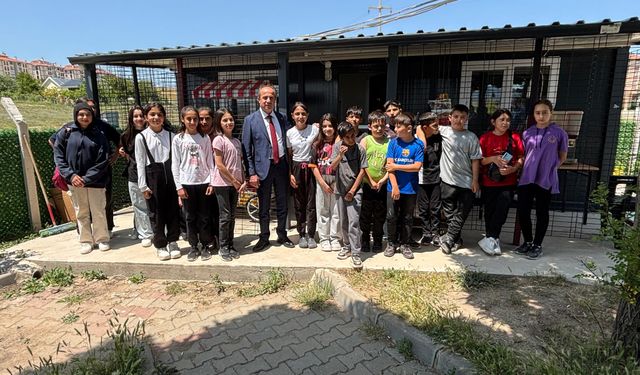 Balışeyh’te Park Yenilendi, Çocuklara İkramlı Açılış Yapıldı