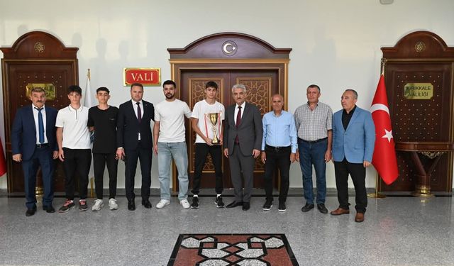 Kırıkkale’nin Gururları Vali  Makas’ı Ziyaret Etti