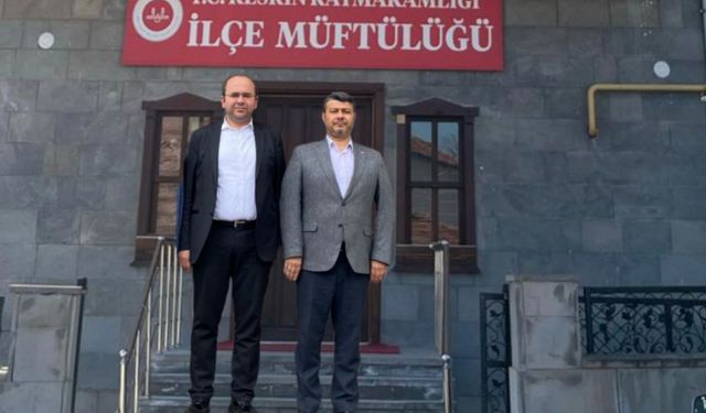 Kaymakam Tunahan Çil’den Müftülüğe Veda Ziyareti