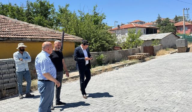 Keskin’de Mahalle Yolları Yenileniyor