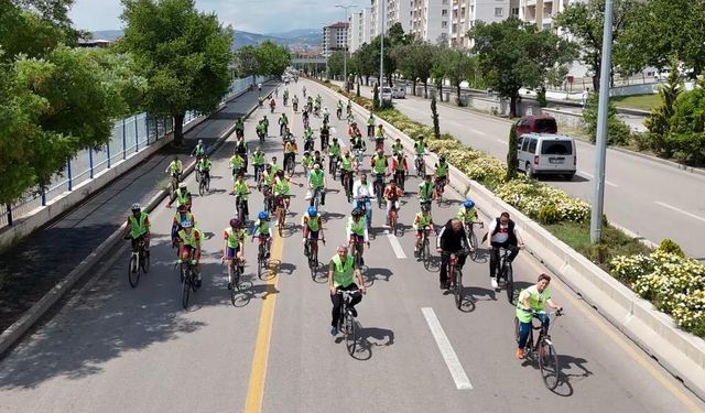 Kırıkkale'de Sağlıklı Yaşam İçin Pedal Çevirdiler