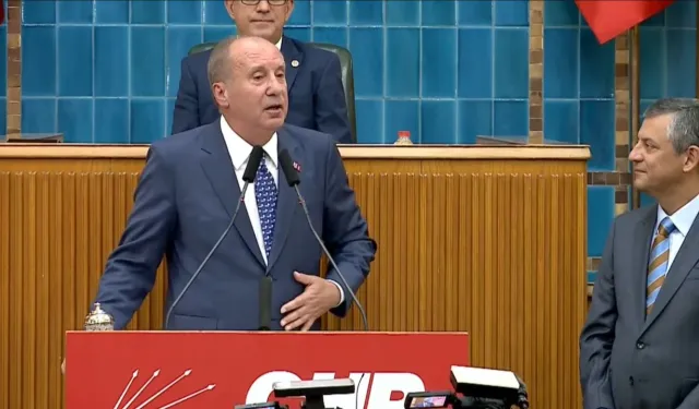 İnce CHP'de: ‘‘Buraya Gelişim Bir Hasret Gidermedir’’
