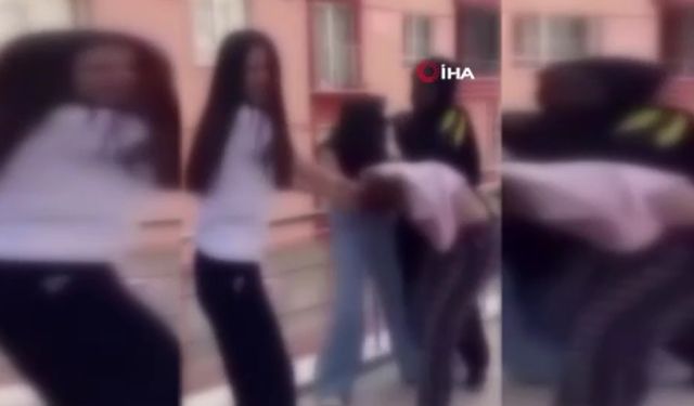 Kız Çocukları Arkadaşlarına Şiddet Uygulayıp Kayda Aldı