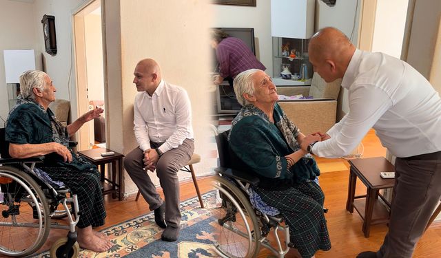 Hatice Teyzeden Başkan Önal’a Hayır Duası