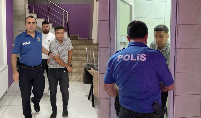 Kadını Rahatsız Eden Şüpheli Tuvalete Sığındı