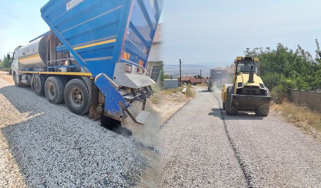 Çelebi Yolları Asfaltla Buluşuyor