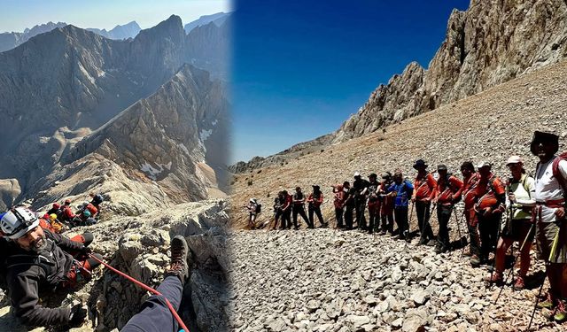 BOZDAK Ekibi Büyük Demirkazık Zirvesine Ulaştı