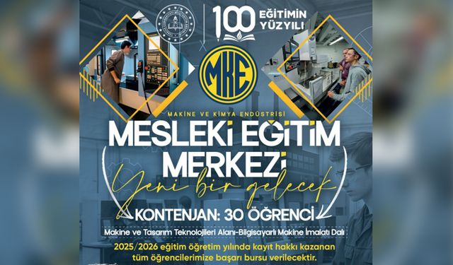 Kırıkkale’de Mesleki Eğitim Merkezi Açılıyor