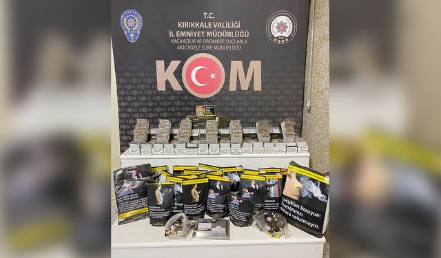 Kırıkkale’de Kaçak Tütün Operasyonu: 1 Gözaltı