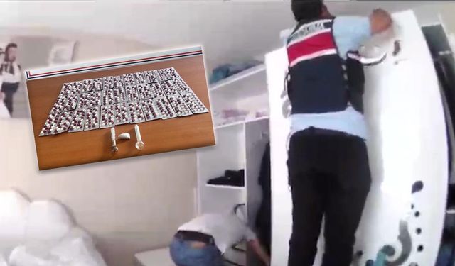 Kırıkkale'de Şüpheli Operasyonda Yüzlerce Hap Ele Geçirildi