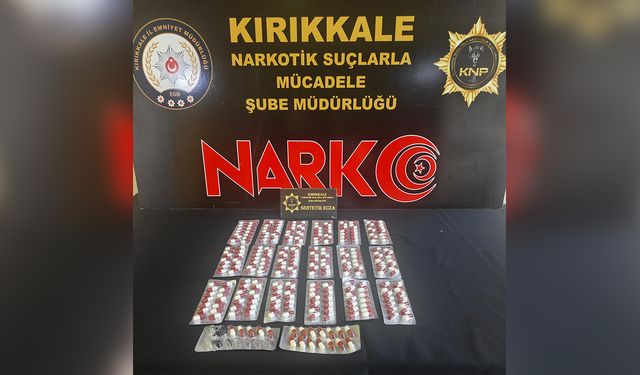 Kırıkkale’de Sentetik Operasyonu: 271 Sentetik Hap Ele Geçirildi