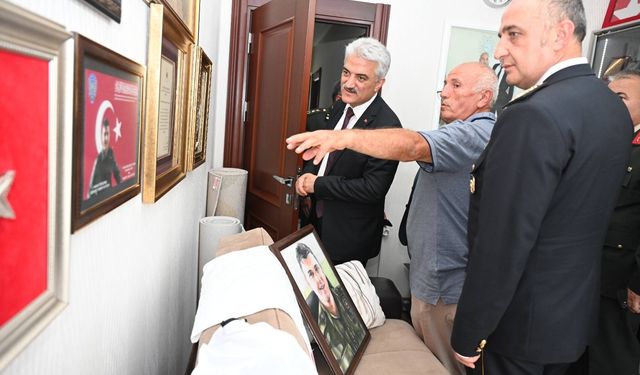 Vali Makas’tan Şehit Hakan Yorulmaz’ın Ailesine Ziyaret