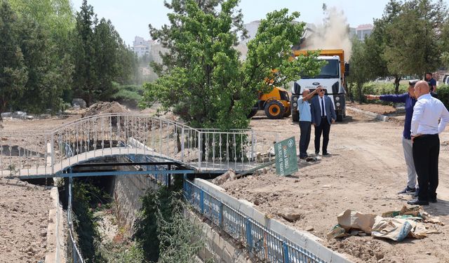 Sanayi Mahallesi’nde Yeni Park Alanı Çalışmaları Sürüyor
