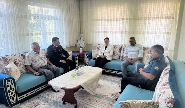 Kaymakam Bozkır’dan Gazi Mehmet Arslan’a Anlamlı Ziyaret