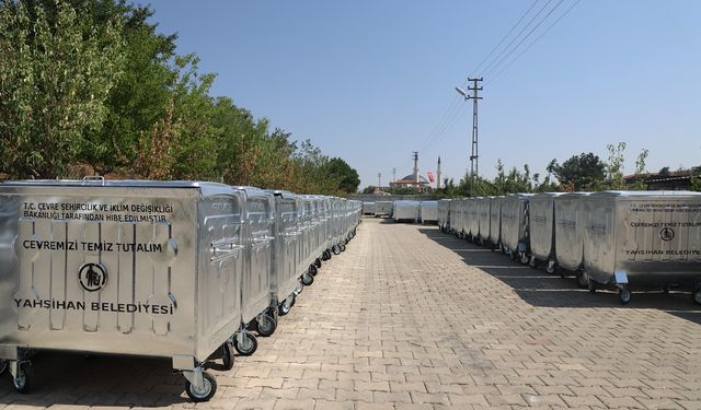 Daha Temiz Yahşihan İçin Çöp Konteynerleri Hazır