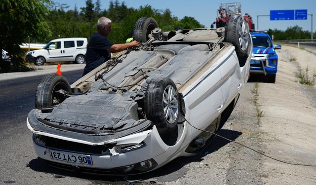 Kırıkkale'de Otomobil Takla Attı: 6 Yaralı
