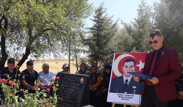 Şehit Musa Saydam Kabri Başında Anıldı