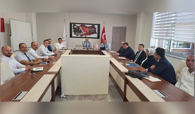 İl Sağlık Müdürü Polat, Yeni Yöneticilerle Toplandı