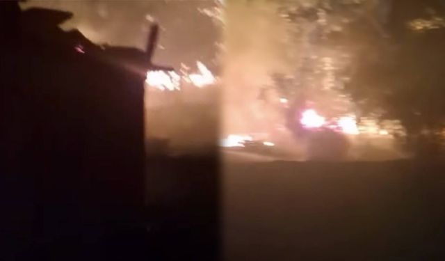 Bahşılı’da Gece Yarısı Korkutan Yangın