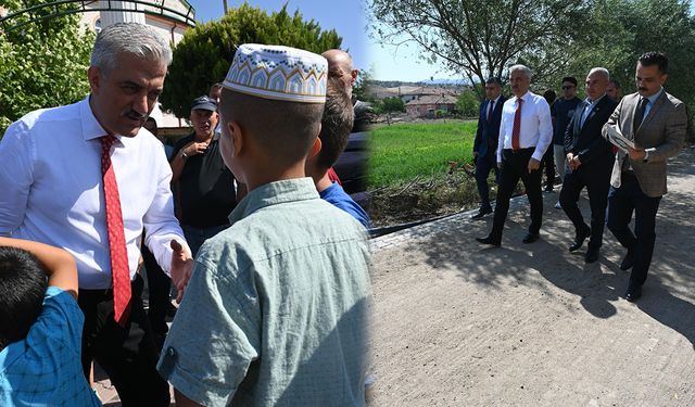 Vali Makas, Yukarımahmutlar Köyü’ndeki Çalışmaları İnceledi