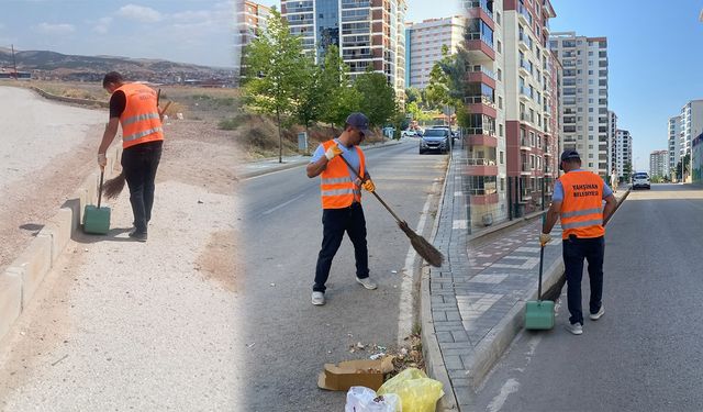 Yahşihan’da Temizlik Çalışmaları Aralıksız Sürdürülüyor