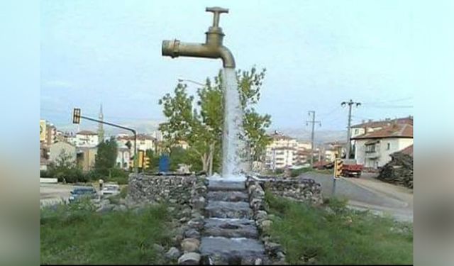 Kırıkkale’de Unutulmayan Dev Musluk Çeşmesi