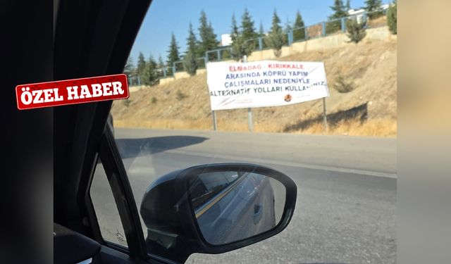 Karayolları Pankartlarla Sürücüleri Uyarıyor