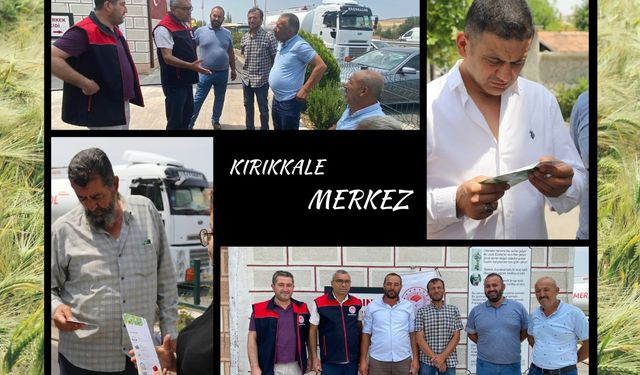 Tarım İl Müdürlüğü Üreticilerle Sahada Buluştu