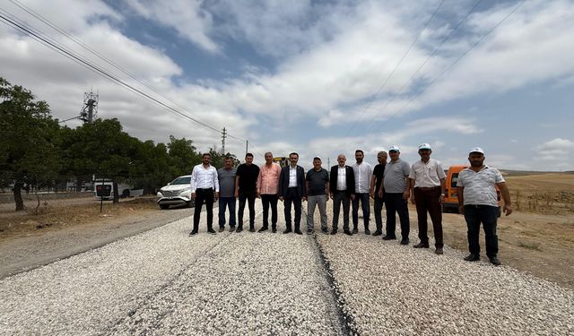 Karıştıran Mesire Alanı Yolunda Asfalt Başladı