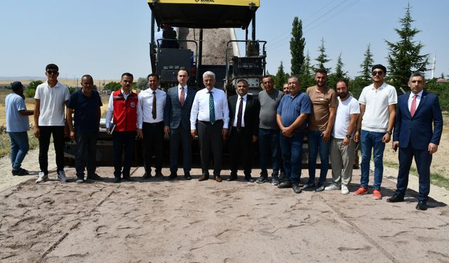 Vali Makas, İzzettin Köyü Yol Çalışmalarını İnceledi