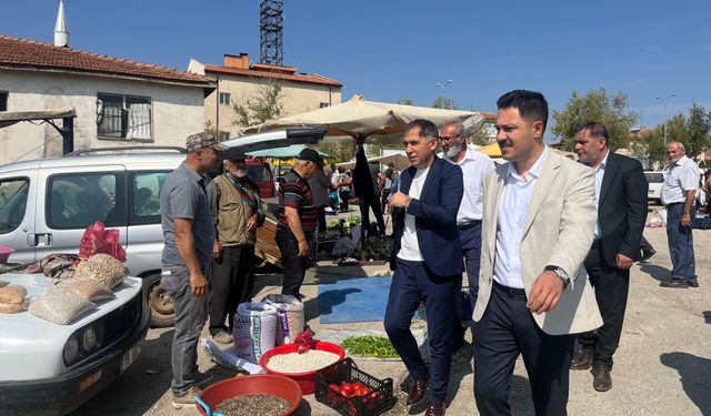 Başkan Uyan ve Kaymakam Cingirt Esnafla Buluştu